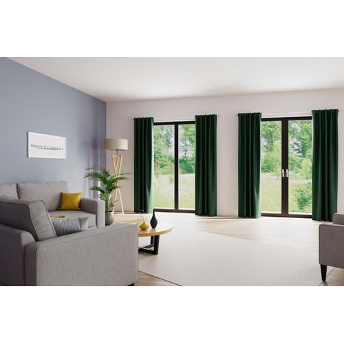 4043343595419 - Vorhang Galdin Gardinen Gr 245 cm Multifunktionsband 140 cm grün Schlafzimmergardinen Verdunklungsvorhang Akustik blickdicht Thermo Energiesparend