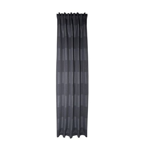 4043343545131 - Vorhang Galdin stripe Gr 1 grau (anthrazit) B140cm H245cm Polyester Gardinen Fertigschal