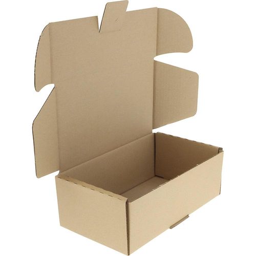 4251924701559 - terra Klappbox 1-wellig braun Innenmaße 270 x 160 x 100 mm VE 25 Stk ab 10 VE