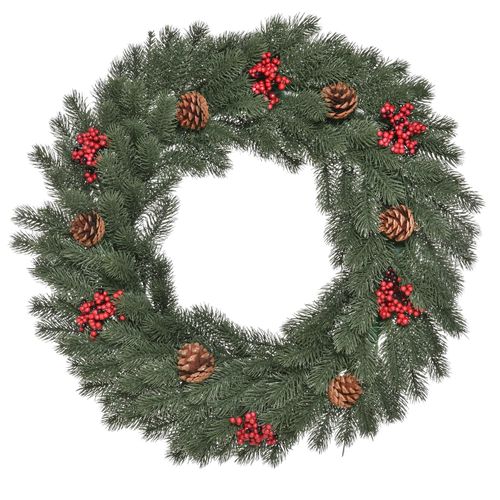 4251774921589 - Weihnachtskranz mit Schmuck grün Ø60 x 8T cm Weihnachtskranz Weihnachten Türkranz Tannenkranz künstlich 4251774921589 - Weihnachtskranz mit Schmuck grün Ø60 x 8T cm Weihnachtskranz Weihnachten Türkranz Tannenkranz künstlich