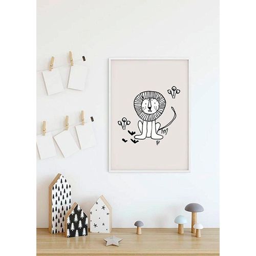 4055065154362 - Bild KOMAR Scribble Lion bunt (farbe bild(er) bunt) B50cm H70cm Holz Papier Bilder Wandbild zur Dekoration - ohne Rahmen 4055065154362 - Bild KOMAR Scribble Lion bunt (farbe bild(er) bunt) B50cm H70cm Holz Papier Bilder Wandbild zur Dekoration - ohne Rahmen