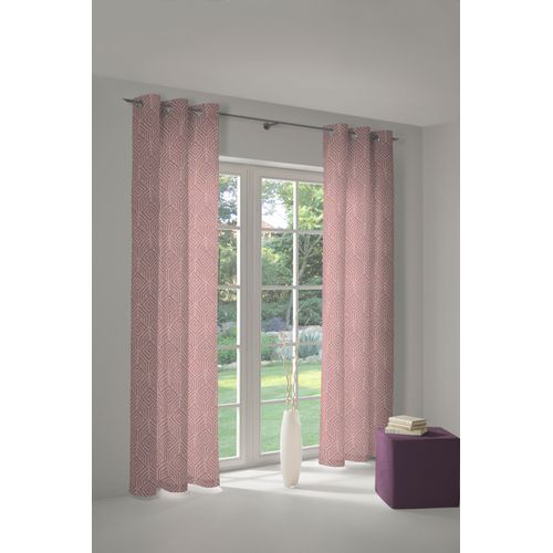 4004567272920 - Vorhang ADAM Vorhang Easy Diamond aus 100 % Bio-Baumwolle Ösen (1 St) Gr 1 lila (aubergine) B145cm H145cm Jacquard Baumwolle (Bio-Baumwolle) Gardinen Blickdichter Vorhang Easy Diamond aus Bio-Baumwolle Made in Germany