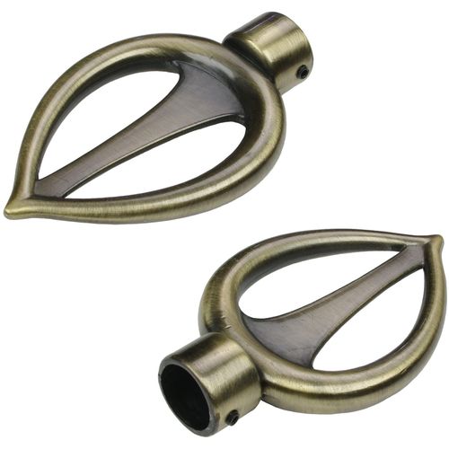 4016318269561 - Gardinenstangen-Endstück Flamme gold (messingfarben antik) H58cm L94cm Ø16cm Gardinenstangenendstücke für Gardinenstangen Ø 16 mm 4016318269561 - Gardinenstangen-Endstück Flamme gold (messingfarben antik) H58cm L94cm Ø16cm Gardinenstangenendstücke für Gardinenstangen Ø 16 mm