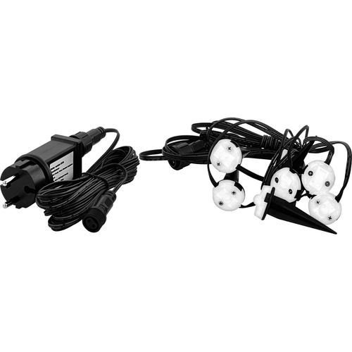 9008606231621 - LED-Lichterkette SPINETOLI 2 transparent Flammen 6 Stk Gesamtlänge 69m Lichterketten Stehleuchte in transparent aus Kunststoff - 6X04W - Warmweiß