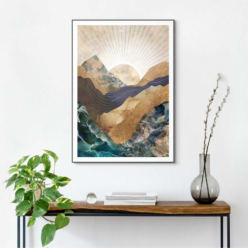8714597662658 - Bild mit Rahmen REINDERS Autumn Mountains blau (farbe bild(er) blau) B50cm H70cm T16cm Holzwerkstoff Bilder 8714597662658 - Bild mit Rahmen REINDERS Autumn Mountains blau (farbe bild(er) blau) B50cm H70cm T16cm Holzwerkstoff Bilder