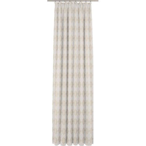 4004567186616 - Vorhang ADAM Romantic Puligny Gr 1 beige (naturweiß) B145cm H145cm Jacquard Baumwolle (Bio-Baumwolle) Gardinen Vorhang Romantic Puligny aus 100% Bio-Baumwolle Kräuselband (1 St)