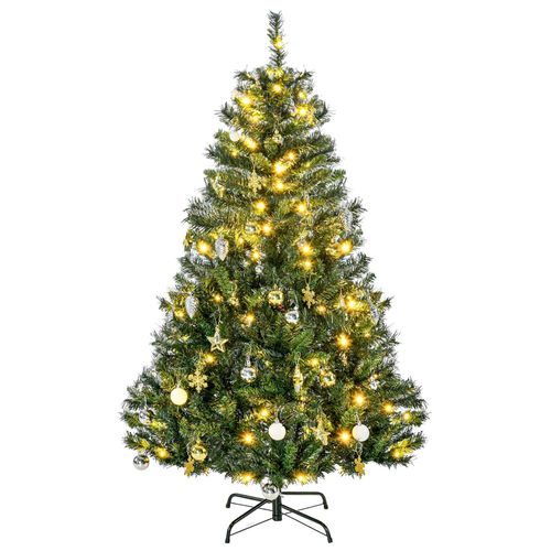 4250871200498 - Künstlicher Weihnachtsbaum mit 120 LEDs grün 95 x 150 cm (ØxH) Tannenbaum Christbaum LED Xmas tree Weihnachtsdeko 4250871200498 - Künstlicher Weihnachtsbaum mit 120 LEDs grün 95 x 150 cm (ØxH) Tannenbaum Christbaum LED Xmas tree Weihnachtsdeko