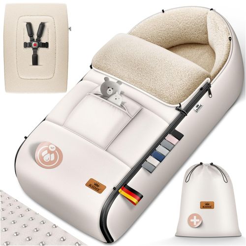 4260598879181 - KIDIZ® Babyfußsack Baby Fußsack Winterfußsack Babyschale mit Reißverschluss Kuschelsack Babydecke Kinderwagen waschbar verschließbarer Kopfteil Tasche passend für alle Kinderwagen 4260598879181 - KIDIZ® Babyfußsack Baby Fußsack Winterfußsack Babyschale mit Reißverschluss Kuschelsack Babydecke Kinderwagen waschbar verschließbarer Kopfteil Tasche passend für alle Kinderwagen
