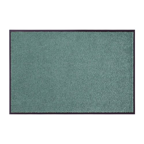 4255636665840 - NYVI Fußmatte Wash & Clean - Wetterfest Saugstark Rutschfest FarbeOlivgrün Größe60x90 cm