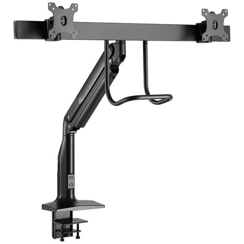 4250058587039 - HAGOR HA - Befestigungskit (Tischmontage Klammer Schraubenmontage) - für 2 LCD-Displays - Schwarz - Bildschirmgröße 43-81 cm (17-32)