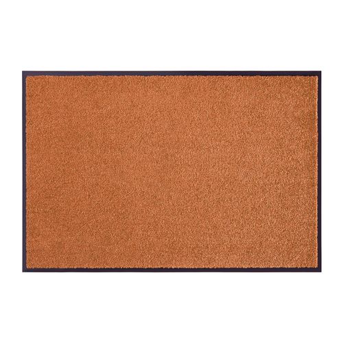 4255636665475 - NYVI Fußmatte Wash & Clean - Wetterfest Saugstark Rutschfest FarbeOrange Größe40x60 cm