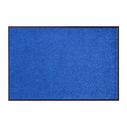 4255636665888 - NYVI Fußmatte Wash & Clean - Wetterfest Saugstark Rutschfest FarbeBlau Größe60x180 cm