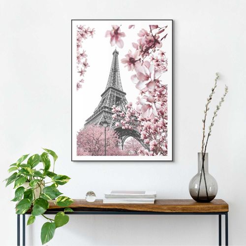 8714597655766 - Bild mit Rahmen REINDERS Spring in Paris schwarz (farbe bild(er) schwarz) B50cm H70cm T16cm Holzwerkstoff Bilder