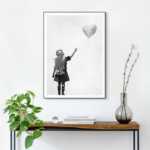 8714597654196 - Bild mit Rahmen REINDERS Balloon Girl schwarz (farbe bild(er) schwarz) B50cm H70cm T16cm Holzwerkstoff Bilder 8714597654196 - Bild mit Rahmen REINDERS Balloon Girl schwarz (farbe bild(er) schwarz) B50cm H70cm T16cm Holzwerkstoff Bilder