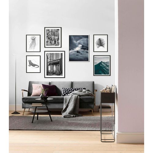 4055065155079 - Bild KOMAR Feather White bunt (farbe bild(er) bunt) B40cm H50cm Holz Papier Bilder Wandbild zur Dekoration - ohne Rahmen