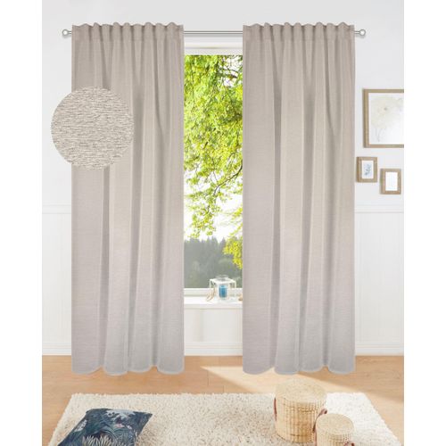 4069745030860 - Verdunkelungsvorhang MY HOME Fleuriss Gr 1 grau B135cm H145cm Polyester Polyester Gardinen WohnzimmerSchlafzimmerArbeitszimmer 4069745030860 - Verdunkelungsvorhang MY HOME Fleuriss Gr 1 grau B135cm H145cm Polyester Polyester Gardinen WohnzimmerSchlafzimmerArbeitszimmer