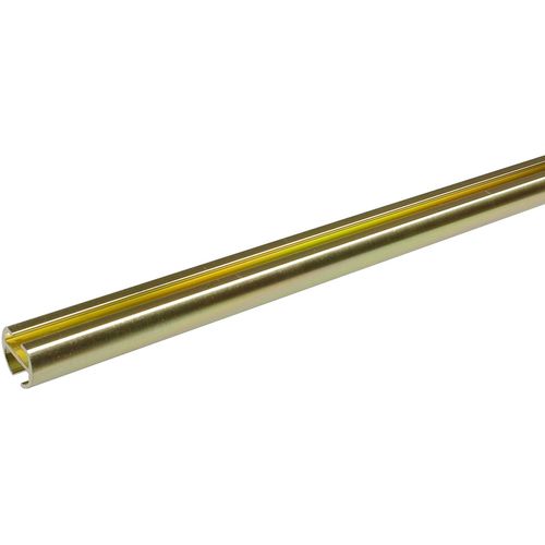 4016318286575 - Innenlaufprofil Gr 1 gold (goldfarben matt) L120cm Ø16cm Gardinenstangenhalterungen 1-läufig im Fixmaß Ø 16 mm