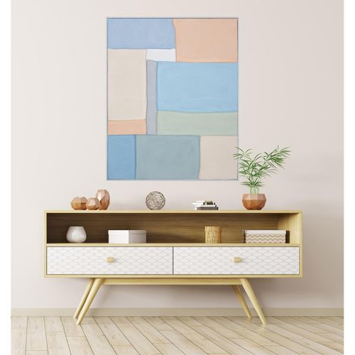 4063387384893 - Bild mit Rahmen GILDE Bild rechteckig Cubic mehrfarbig H 102 cm bunt (farbe bild(er) mehrfarbig) B82cm H102cm T5cm Leinwand Bilder