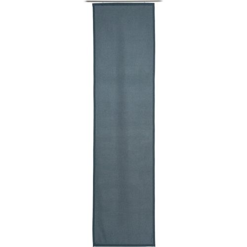 4021626067396 - Schiebegardine GÖZZE Linus Schiebevorhang Gr 1 blau B60cm H245cm Polyester Gardinen HxB 245x60 Uni Panamagewebe inkl Zubehör