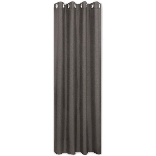 4007863521693 - Vorhang Laurin Gr 1 grau Gardinen 235cm Ösen 140cm Polyester HxB 235x140 Ösenschal aus Dekostoff Uni B140cm H235cm 4007863521693 - Vorhang Laurin Gr 1 grau Gardinen 235cm Ösen 140cm Polyester HxB 235x140 Ösenschal aus Dekostoff Uni B140cm H235cm