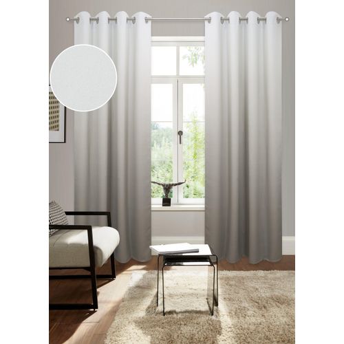 4068223956371 - Verdunkelungsvorhang BRUNO BANANI Clemton Gr 1 beige B130cm H145cm Polyester Polyester Gardinen Verdunkelung Schutz Privatsphäre blickdichter Vorhang