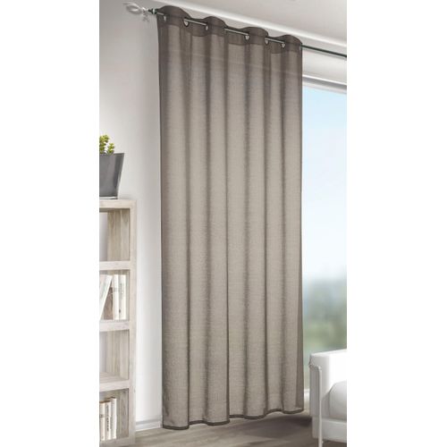 4005241827566 - Gardine Alex Gr 1 grau (stein) B140cm H245cm Polyester Gardinen Fertigschal