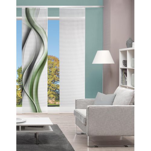 4056751538411 - Schiebegardine VISION S CARA Gr 1 grün B60cm H260cm Polyester Gardinen Schiebevorhang Bambusoptik Digitaldruck 4056751538411 - Schiebegardine VISION S CARA Gr 1 grün B60cm H260cm Polyester Gardinen Schiebevorhang Bambusoptik Digitaldruck