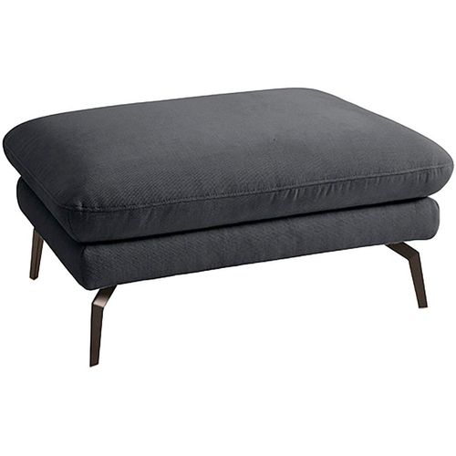 4099516036623 - Hocker DIE PLANBAR MP-IN22025 grau B90 H45 T68 100% Polyester Hocker Fußhocker hochwertige Kaltschaumpolsterung stylische Metallfüße