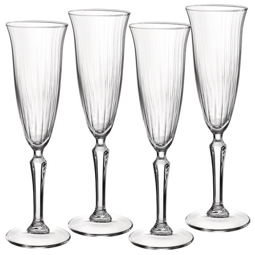 4006344320428 - Sektglas RITZENHOFF & BREKER Perpetuo transparent B7cm H23cm Ø7cm Glas Trinkgefäße 4er Set je 210 ml 4006344320428 - Sektglas RITZENHOFF & BREKER Perpetuo transparent B7cm H23cm Ø7cm Glas Trinkgefäße 4er Set je 210 ml
