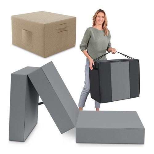4260641680214 - Spar-Set Klappmatratze Gästematratze 90x200x15cm grau inkl Husse creme & Transporttasche 4260641680214 - Spar-Set Klappmatratze Gästematratze 90x200x15cm grau inkl Husse creme & Transporttasche