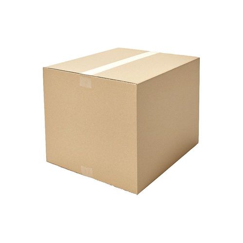 4260069661598 - eurokraft basic Wellpapp-Faltkarton ECONOMY Länge 400 bis 499 mm VE 10 Stk LxBxH 400 x 100 x 100 mm 1-wellig ab 50 VE