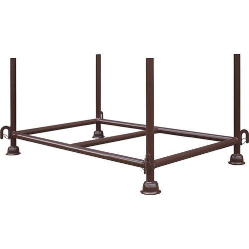 4251765329561 - Stapelgestell LxBxH 900 x 700 x 700 mm mit 1 Querrohr schokoladenbraun