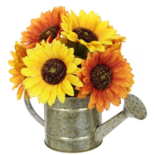 4019844800130 - Kunstblume IGEA Sonnenblumen in Gießkanne gelb (gelb orange) B25cm H21cm L20cm Polyester Kunstpflanzen Herbstgesteck Herbstliche Blumen 4019844800130 - Kunstblume IGEA Sonnenblumen in Gießkanne gelb (gelb orange) B25cm H21cm L20cm Polyester Kunstpflanzen Herbstgesteck Herbstliche Blumen