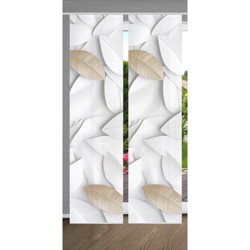 4056751515115 - Schiebegardine HOME IN GREEN LISON Gr 1 beige (naturfarben) B60cm H245cm Polyester Gardinen SET DIGITALDRUCKBAMBUSOPTIK RECYCELT 4056751515115 - Schiebegardine HOME IN GREEN LISON Gr 1 beige (naturfarben) B60cm H245cm Polyester Gardinen SET DIGITALDRUCKBAMBUSOPTIK RECYCELT