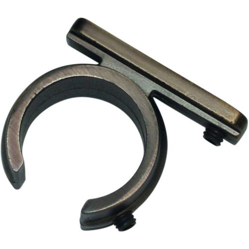 4003018330219 - Verbinder Ring-Adapter für Universalträger braun (bronzefarben) B2cm L4cm Gardinenstangenhalterungen Serie Einzelprogramm Chicago Ø 20 mm