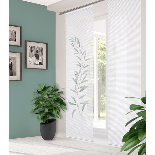 4056751514149 - Schiebegardine HOME IN GREEN CELSO Gr 1 grün (mint) B60cm H245cm Polyester Gardinen DIGITALBEDRUCKT BAMBUSOPTIK RECYCELT 4056751514149 - Schiebegardine HOME IN GREEN CELSO Gr 1 grün (mint) B60cm H245cm Polyester Gardinen DIGITALBEDRUCKT BAMBUSOPTIK RECYCELT