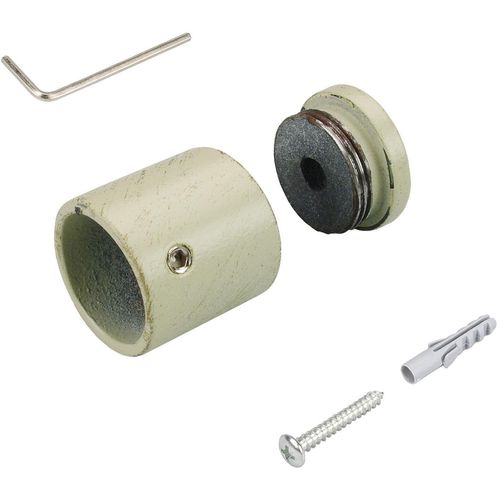 4016318132810 - Wandbefestigung Gr 1 gold (weiß goldfarben) Ø16cm Gardinenstangenhalterungen für Gardinenstangen Ø 16 mm 4016318132810 - Wandbefestigung Gr 1 gold (weiß goldfarben) Ø16cm Gardinenstangenhalterungen für Gardinenstangen Ø 16 mm