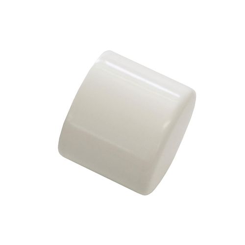 4003018290193 - Gardinenstangen-Endstück Endkappe Gr 1 weiß B2cm Gardinenstangenendstücke Serie Einzelprogramm Chicago Ø 20 mm