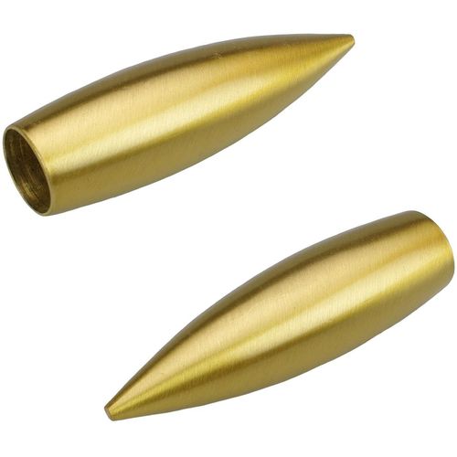 4016318280207 - Gardinenstangen-Endstück Bullet gold (goldfarben matt) H22cm L8cm Ø16cm Gardinenstangenendstücke für Gardinenstangen Ø 16 mm 4016318280207 - Gardinenstangen-Endstück Bullet gold (goldfarben matt) H22cm L8cm Ø16cm Gardinenstangenendstücke für Gardinenstangen Ø 16 mm