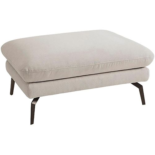 4099516036524 - Hocker DIE PLANBAR MP-IN22025 beige B90cm H45cm T68cm 100% Polyester Hocker Fußhocker hochwertige Kaltschaumpolsterung stylische Metallfüße
