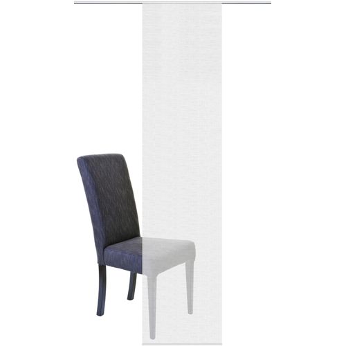 4056751292900 - Schiebegardine HOME WOHNIDEEN Uni Gr 1 weiß (wollweiß) B60cm H245cm Polyester Gardinen HxB 245x60 SCHIEBEVORHANG LEINENSTRUKTUR