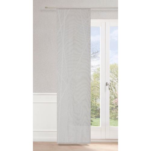 4006470474309 - Schiebegardine NEUTEX FOR YOU BEAM Gr 1 silber (silberfarben) B60cm H245cm Polyester Gardinen Abstraktes Muster