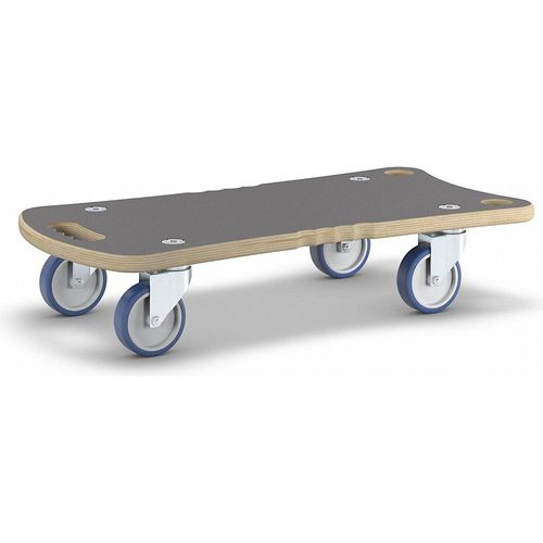 4001073381023 - Transportroller MaxiGRIP rechteckig mit FSC®-Zertifizierung LxBxH 575 x 300 x 118 mm Tragfähigkeit 200 kg Wagner