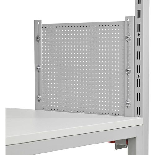 8719806016437 - Lochblechrückwand zur Befestigung an Aufsatzholmen Einzelmodul HxB 360 x 390 mm kaiserkraft 8719806016437 - Lochblechrückwand zur Befestigung an Aufsatzholmen Einzelmodul HxB 360 x 390 mm kaiserkraft