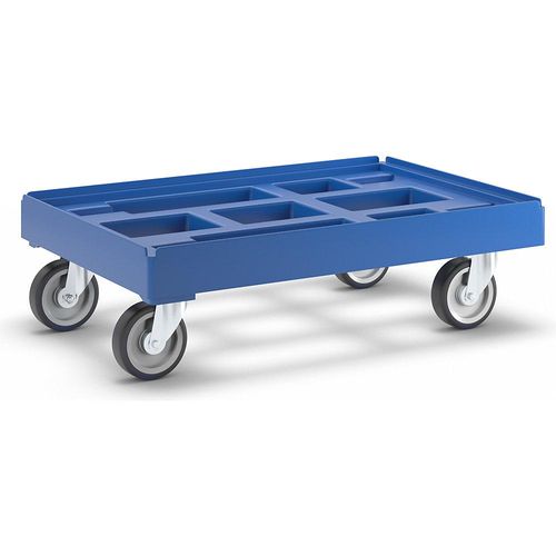 4260316440686 - Transportroller LxB 610 x 410 mm aus HDPE enzianblau kaiserkraft 4260316440686 - Transportroller LxB 610 x 410 mm aus HDPE enzianblau kaiserkraft