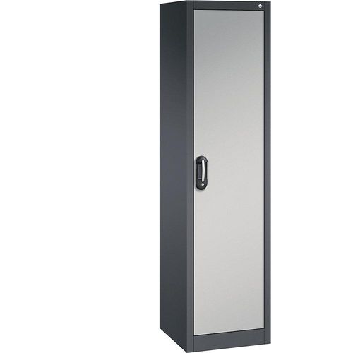 4064615184803 - ACURADO Universalschrank BxT 500 x 500 mm schwarzgrau   weißaluminium C+P