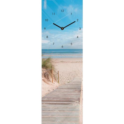 4260588213674 - Wanduhr  Mehrfarbig  Glas  20x60x31 cm  Dekoration Uhren Wanduhren