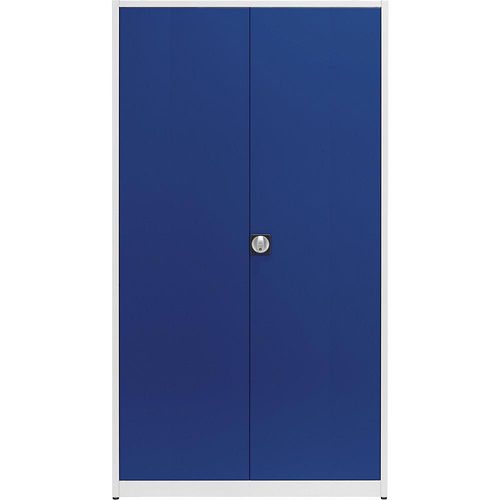 4250633343333 - mauser Universalschrank extrahoch HxBxT 2200 x 1200 x 500 mm lichtgrau   ultramarinblau