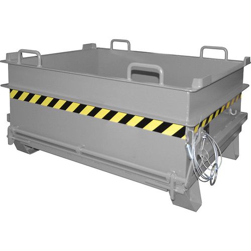 4052462043329 - eurokraft pro Klappbodenbehälter BC Volumen 05 m³ Traglast 1000 kg mausgrau 4052462043329 - eurokraft pro Klappbodenbehälter BC Volumen 05 m³ Traglast 1000 kg mausgrau