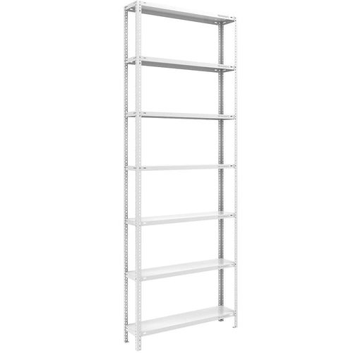 4061753023339 - eurokraft pro Schwerlast-Schraubregal lichtgrau RAL 7035 Regalhöhe 3000 mm Grundregal Breite x Tiefe 1000 x 300 mm 4061753023339 - eurokraft pro Schwerlast-Schraubregal lichtgrau RAL 7035 Regalhöhe 3000 mm Grundregal Breite x Tiefe 1000 x 300 mm